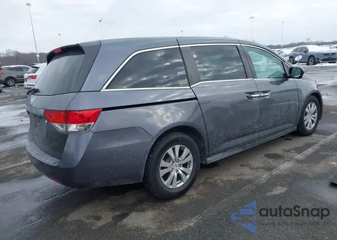 2016 Honda Odyssey Ex-L from USA, damaged, VIN 5FNRL5H65GB123227